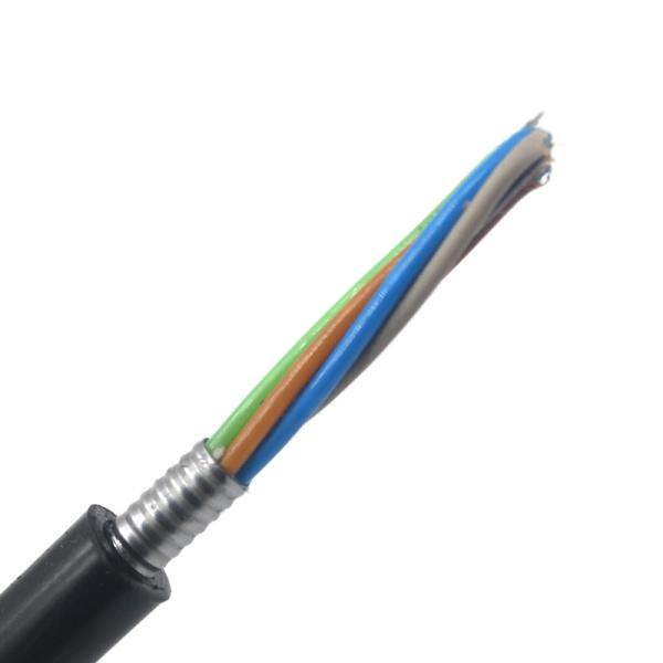 Buy 2-144 Core GYTA GYTS GYFTS Fiber Optic Cable Stranding Loose Tube Armored 9.8-16.1 Jacket Diameter at wholesale prices