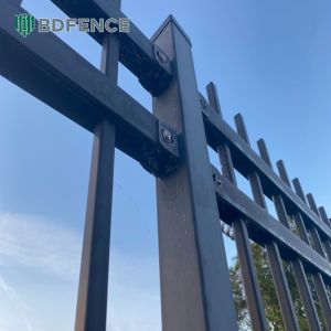 Double-Layered Steel Modern Tubular Fence Extra Security