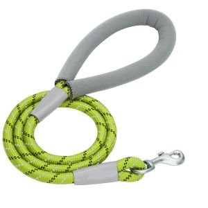 Strong Nylon Rope Dog Leash Soft 4 Feet Length With Neoprene Handle Eco -