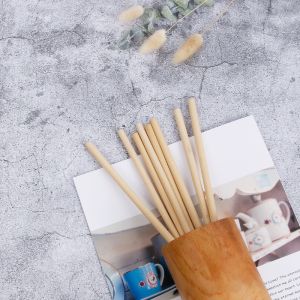 20cm Biodegradable Compostable Hay Straws Bulk For Cocktail Party