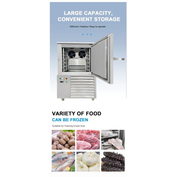 Stainless Steel Portable Cold Plate Freezer Stable Operation Rust Resistance