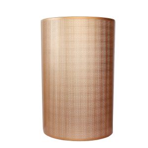 Semi-circle Curved Aluminum Wall Panels Customized For Column Cladding And