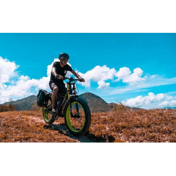 US EU STOCK 26 Inch Fat Tire E Bike With Full Suspension 1000Watt 17Ah Cysum M900