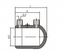 Water And Gas Supply HDPE Electrofusion Fittings , HDPE End Cap PN16 SDR11 PE100