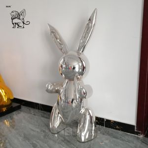 Rabbit Stainless Steel Sculpture Jeff Koons Abstract Balloon Metal Sculptures
