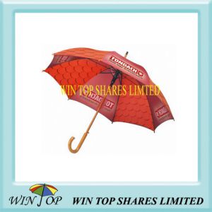China Custom Made Auto Straight China Wooden Umbrella on sale
