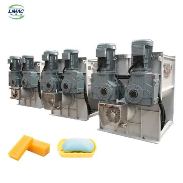 Buy Three-Drives Two-Z-Formed-Shafts Soap Mixer Machine for Chemical Material Processing at wholesale prices