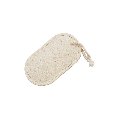 Pure Natural Oval Loofah Scrubbing Sponge , Loofah Body Cleanser Luffa Bath