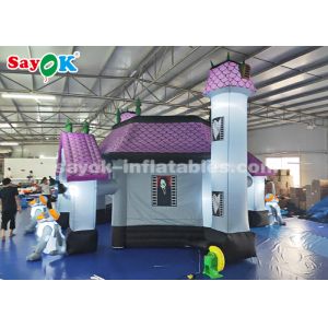 210D Oxford Cloth Halloween Haunted House With Inflatable Gargoyle