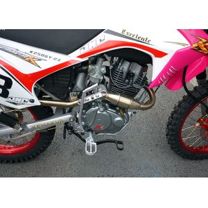 Pink Color Lady Trail Bike Motorcycle 106KG Net Weight Electric / Kick Start