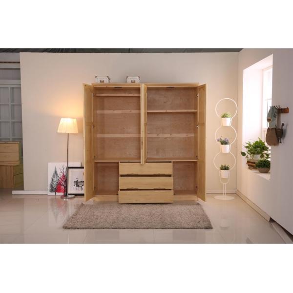 Residential Mdf Board Wardrobe , Particle Board Bedroom Furniture Cloth Cabinet