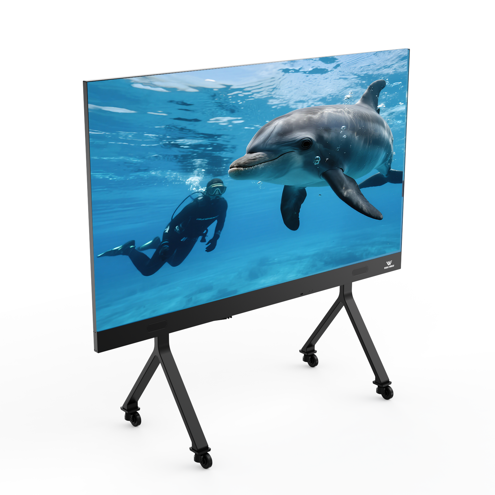 P1.25 Smart Led Poster Display COB 4×4 Front service High Protection For Present