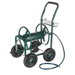 China Green Dimension L x W x H 60*102*42.5 Watering Plant Hose Reel Cart Garden Planting on sale