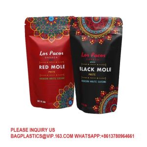 China Stand Up Pouch Resealable Aluminum Foil Mylar Bag Plastic Packaging Food Packaging Bag on sale