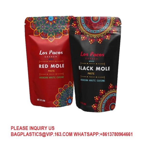 Buy Stand Up Pouch Resealable Aluminum Foil Mylar Bag Plastic Packaging Food Packaging Bag at wholesale prices