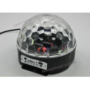 Small MP3 Led Crystal Magic Ball Disco Light Remote DMX With Auto Mode