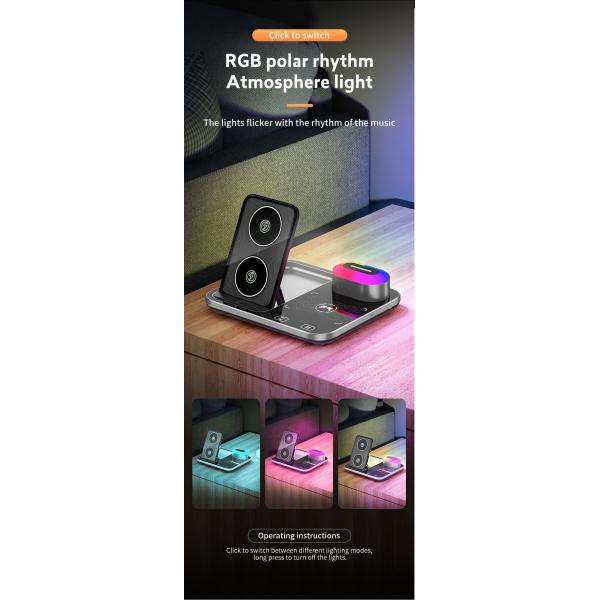 3 In 1 Magnetic Travel Wireless Charging new shaped at 2024