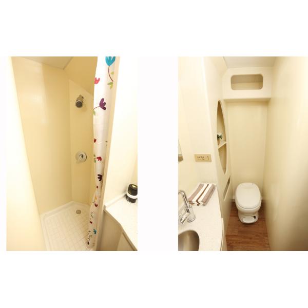 MSS Standard Camper Caravan Trailer With Rear Cooking Cabin for Touring