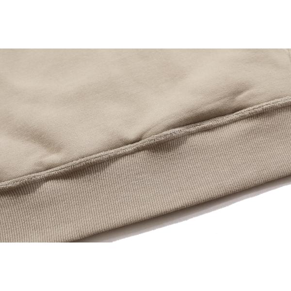 Designer Men Street Hoody Sweatshirt Crop Top Slim 380g 95% Cotton Half Zip Stand Collar Street Wear Hoodie