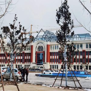 Prefabricated Steel Q355B Commercial Building for Supermarkets