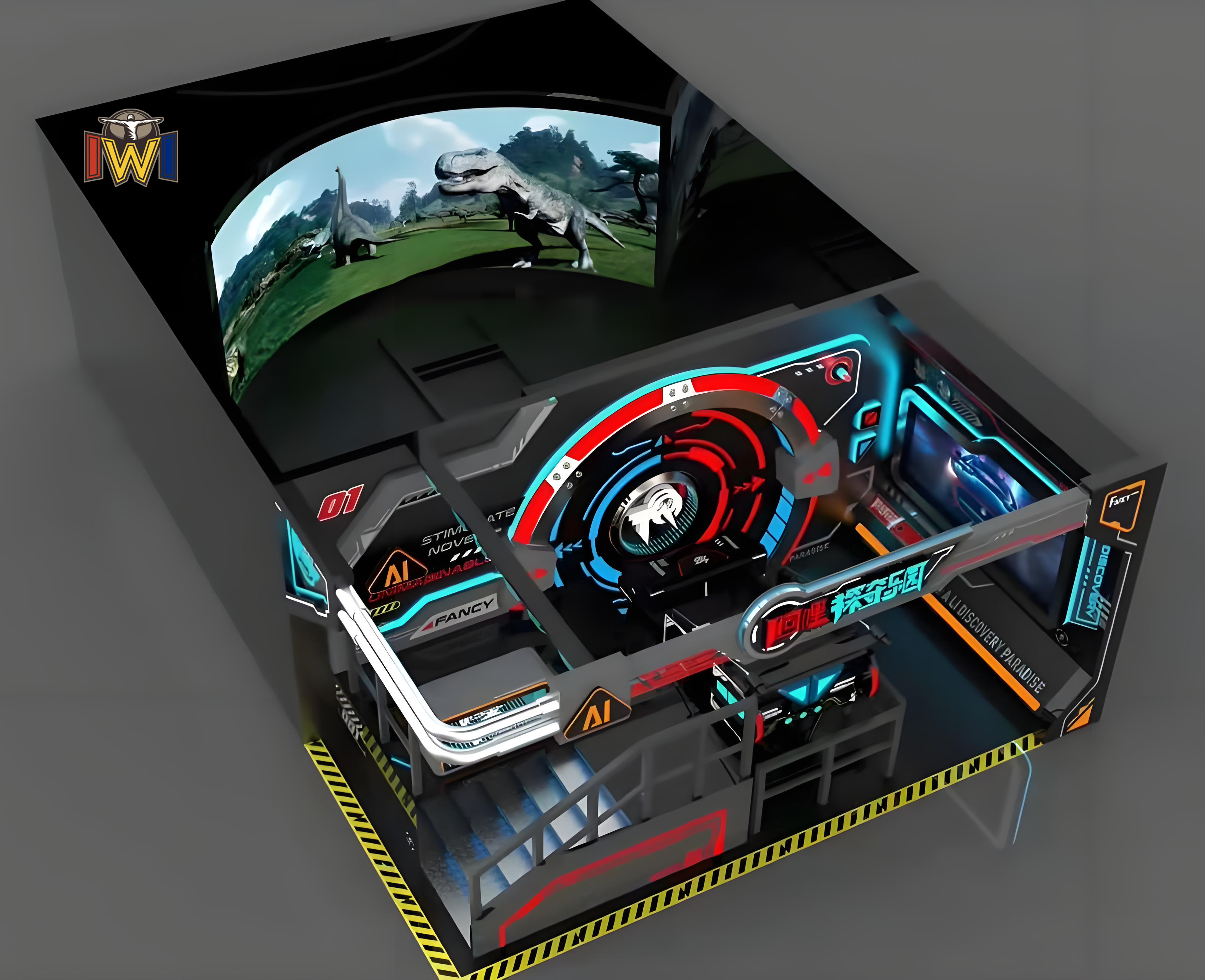 Quality High-Performance 150 Degree Vertical Perspective Curved Screen Cinema with 4K to 8K Resolution and 6800 ANSI Lumens for Theme Park VR 4D 9D Flying for sale