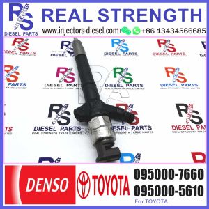 Common Rail Fuel Injector 23670-0R190 Diesel Fuel Injector 095000-7660 Original