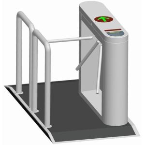 12V Dry Contact RS485 Damping Security Turnstile Gate