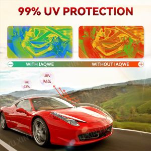 Transparent 1ply Primary Film Car Window Film Heat Rejection Anti Glare Coating