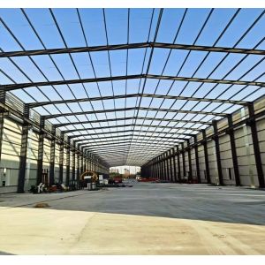 Modern Prefabricated Steel Frame Building For Industrial Warehouse Use