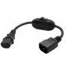 IEC 320 C14 Down angle to C13 Down angled Power cord 1.5M for sale