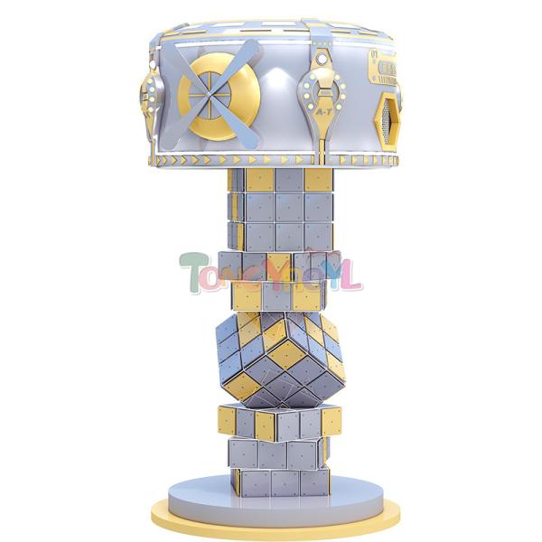 100kg - 500kg Capacity Rubik'S Cube Climbing Wall Commercial Soft Play Climbing