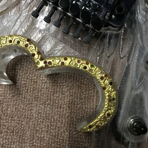 LED acrylic electric guitar ebony fingerboard acrylic body Music instruments