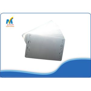 Sublimation Metal Business Cards Blank With Sliver Butterfly Design