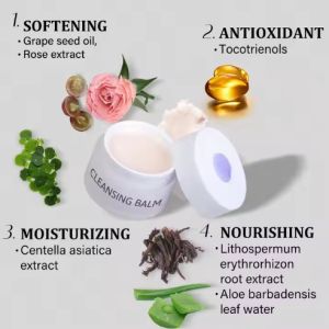 Private Label Gentle Nourishing Deep Facial Cleansing Removable Cleansing Balm