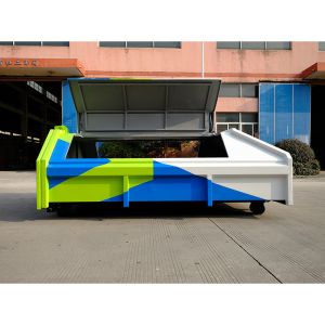 Customized Big Garbage Containers Mobile Waste Collection Containers 6m3
