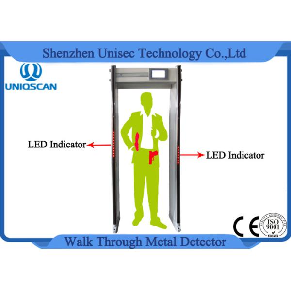 Buy Waterproof Walk Through Metal Detector 33 Zones Security Metal Detector equipment at wholesale prices