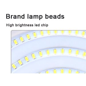 Aluminum Body 47.5X47.5X16cm 16000lm Round Led High Bay factory use streamline