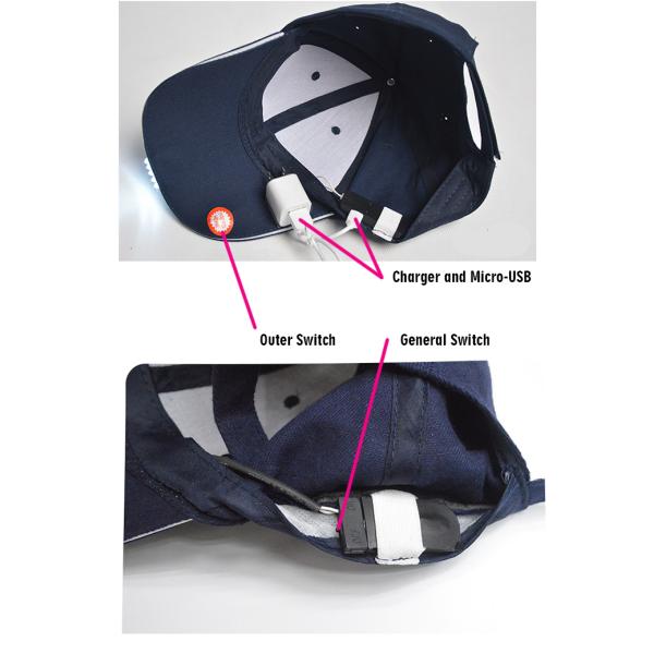 led hat,USB led hat,led glow hat,led flash hat,rechargeable led hat, led baseball hat