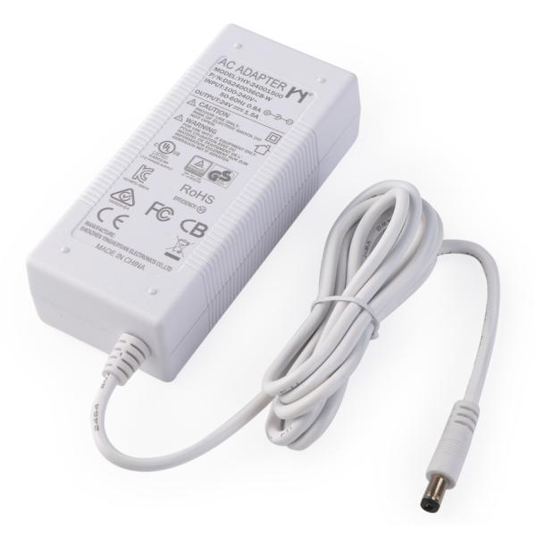 24v Switching Power Supply , UL Class 2 VI Indoor Power Supply Desktop Type