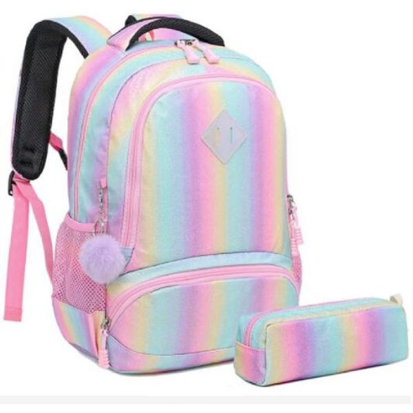 Buy OEM ODM Rainbow Primary School Backpack For Girls at wholesale prices