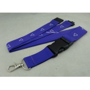 Factory Customized Sublimation Printing Promotional Lanyards , Polyester