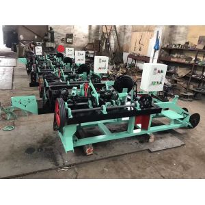 Full Automatic Double Standard Twisted Barbed Wire Making Machine