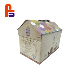 Cute Design Toy Double Side Offset Paper Materials Cardboard Suitcase Box