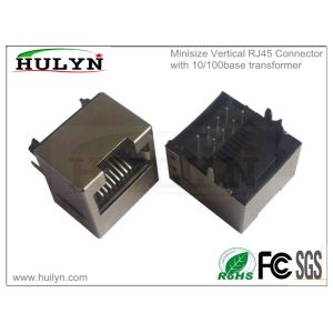 Quality RJ45 with transformer RJ45 JACK Gigabit Vertical for sale