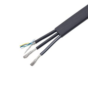 Black Insulated Copper Wire Cable with Aluminum Foil Shielding