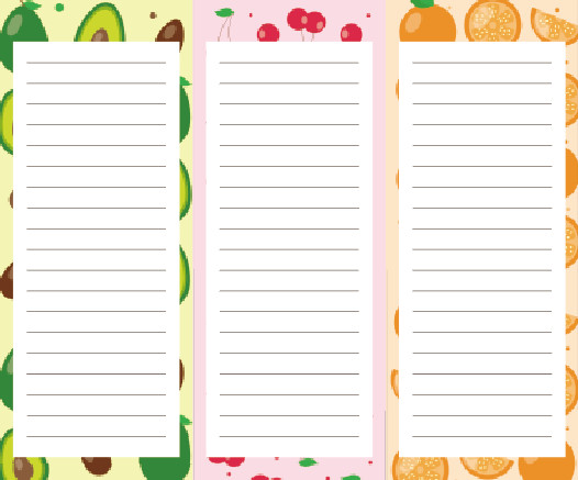 Buy Customized Fruit Magnetic Pad For Fridge Kitchen Food Planner at wholesale prices