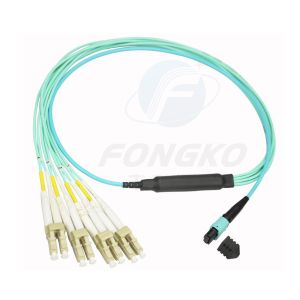 MPO MTP FTTH Fiber Optic Patch Cord Multimode Male Female LC-MPO 12 Cores