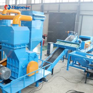 Automatic Aluminum Window Frame Crusher Scrap Steel Tailings Crushing Separation