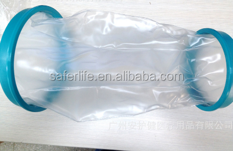 Waterproof Cast Cover with ring For Shower & Bath - Adult short leg Reusable 100% Sealed Water dressing protector