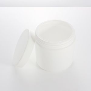 500ml PE White Hair Mask Bottle Conditioner With Screw Cap